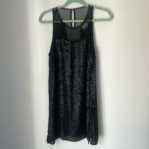 Parker Pipsy dress in black sequins